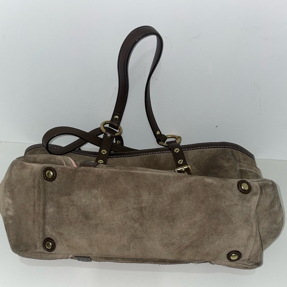Coach suede handbag - Picture 8 of 8